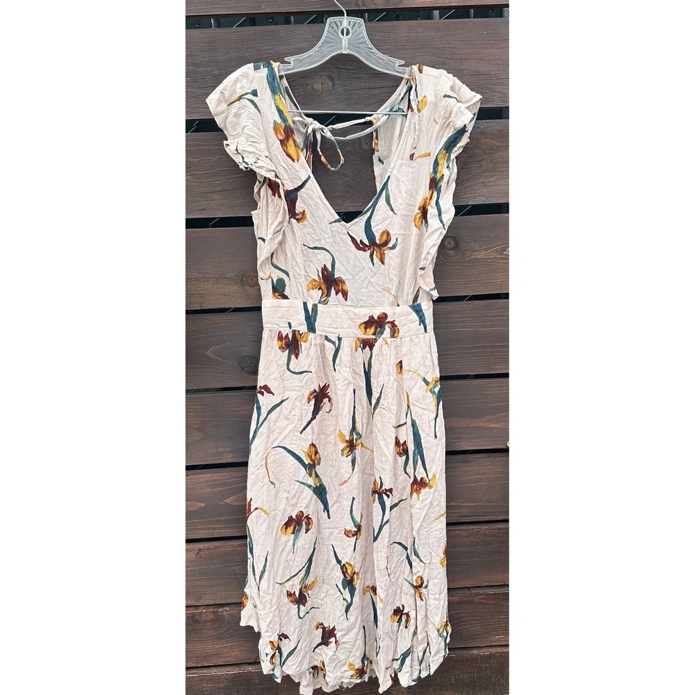 O'Neill Womens Open Back Floral Midi Dress‎ *Size XS